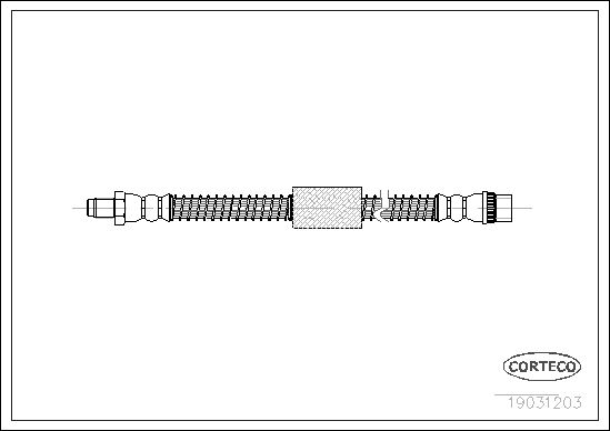 FLEXIBLE DE FREIN OPEL L.T. MOVA  0705