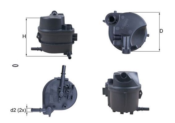 KNECHT KL 777D - Kraftstofffilter