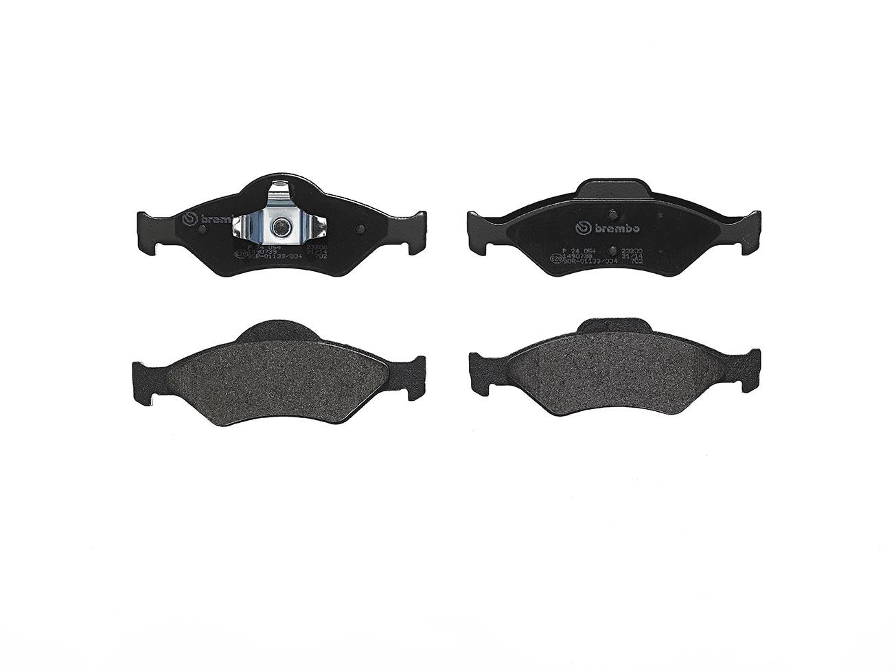 Brembo P 24 054 Bremsbelagsatz, Scheibenbremse