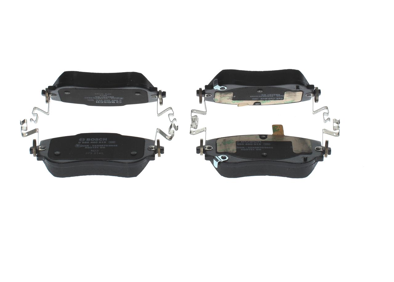 BOSCH 0 986 460 015 Brake Pad Set, disc brake