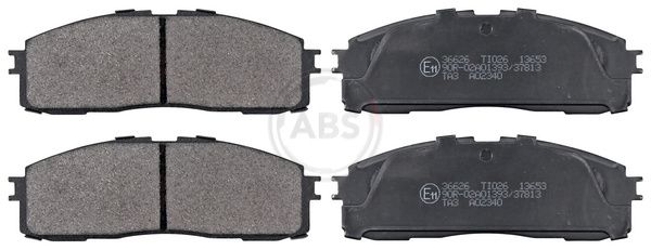 A.B.S. 36626 - Bremsbelagsatz, Scheibenbremse