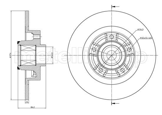 Brake Disc 23-1232