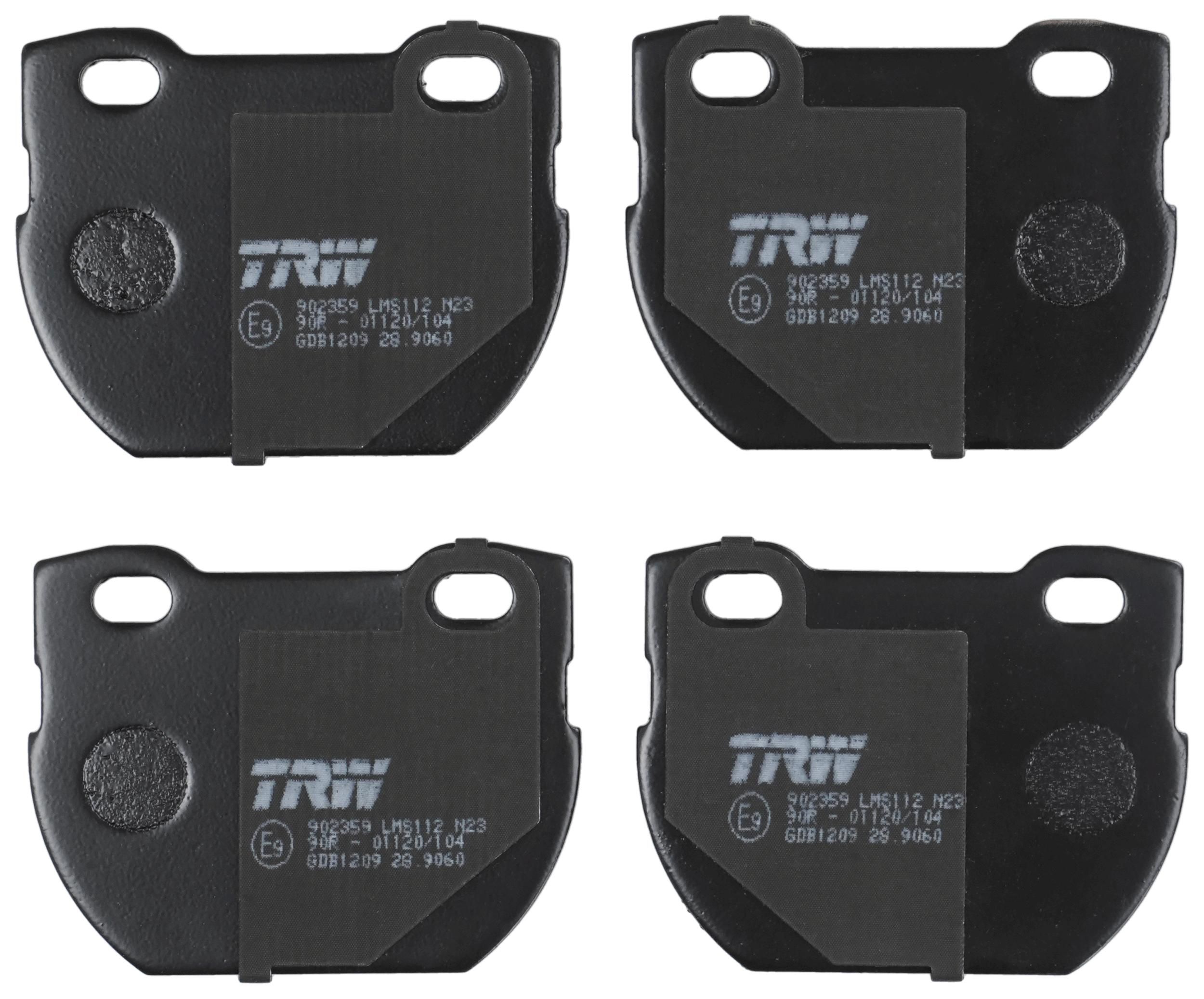 TRW DISC BRAKE PADS - TecDoc 2