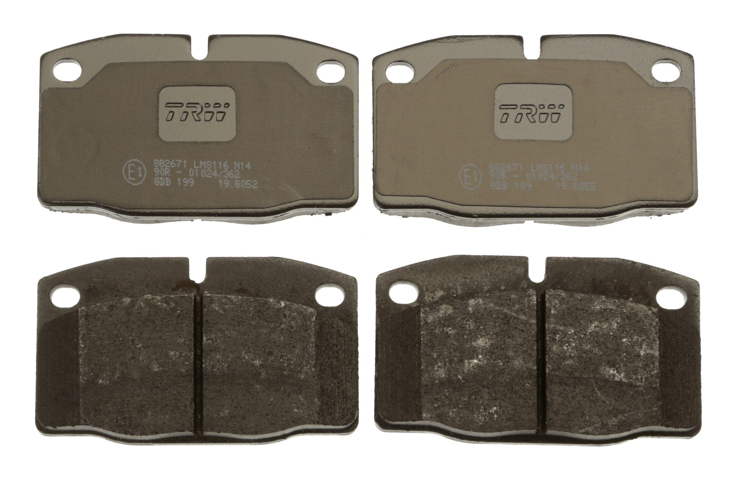 TRW DISC BRAKE PADS - TecDoc 2