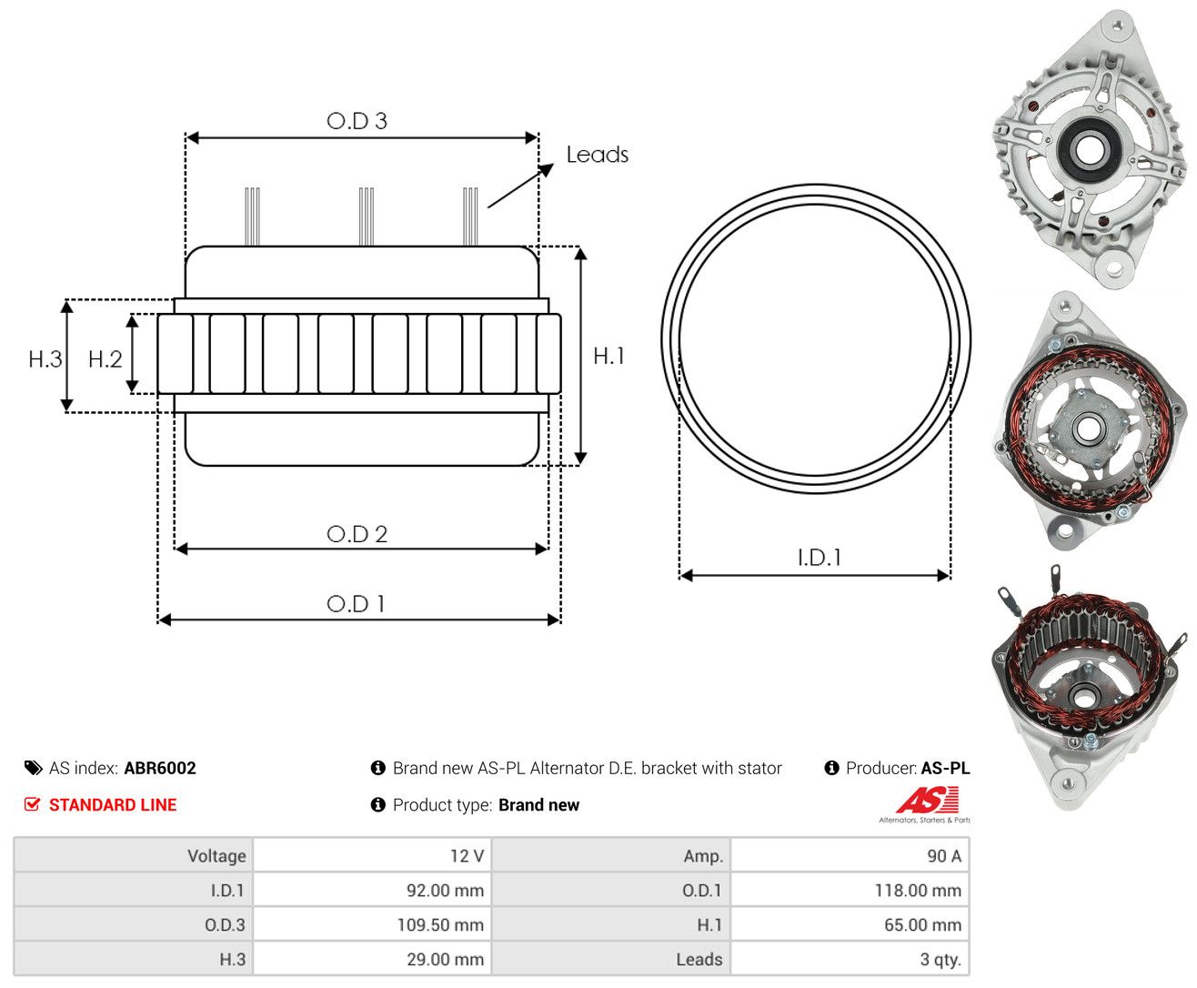 Stator, Generator