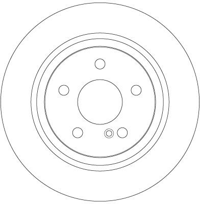 TRW BRAKE DISC - TWIN PACK - TecDoc 2