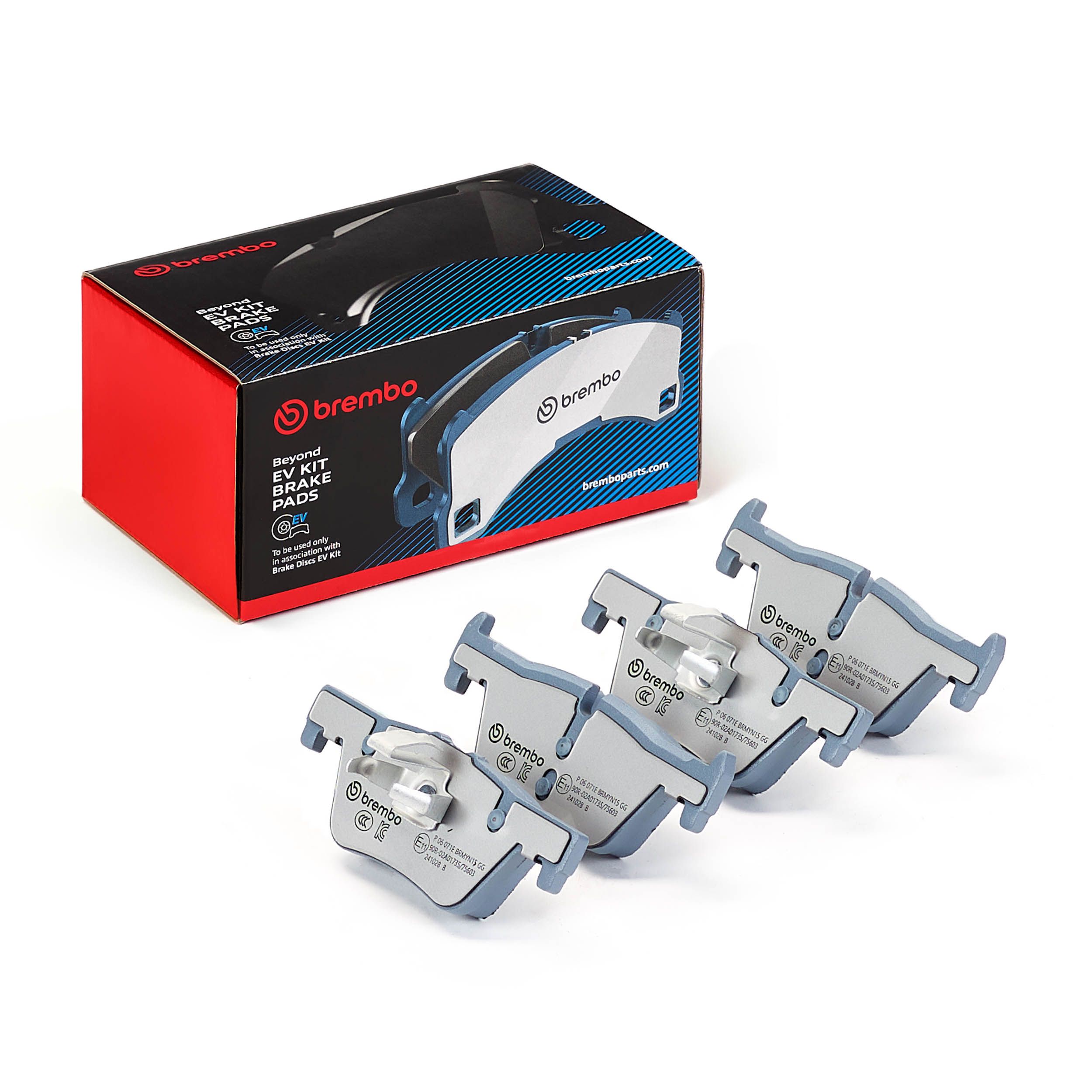 Brembo P 06 071E Bremsbelagsatz, Scheibenbremse
