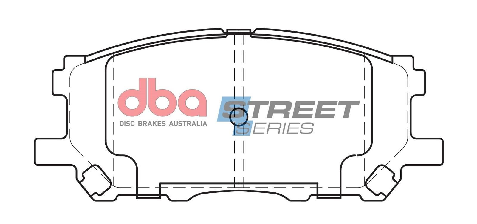 DBA SS STREET SERIES BRAKE PADS [ Lexus 2003-2014 F ] - TecDoc Only