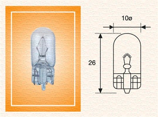 MAGNETI MARELLI 003822100000 Bulb, direction indicator