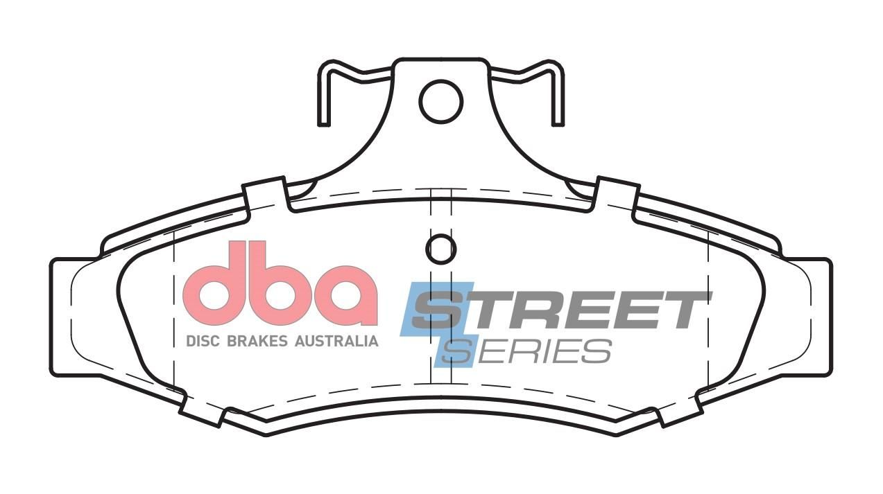 DBA SS STREET SERIES BRAKE PADS [ Toyota/Chevrolet/Holden/ HSV R ] - TecDoc Only