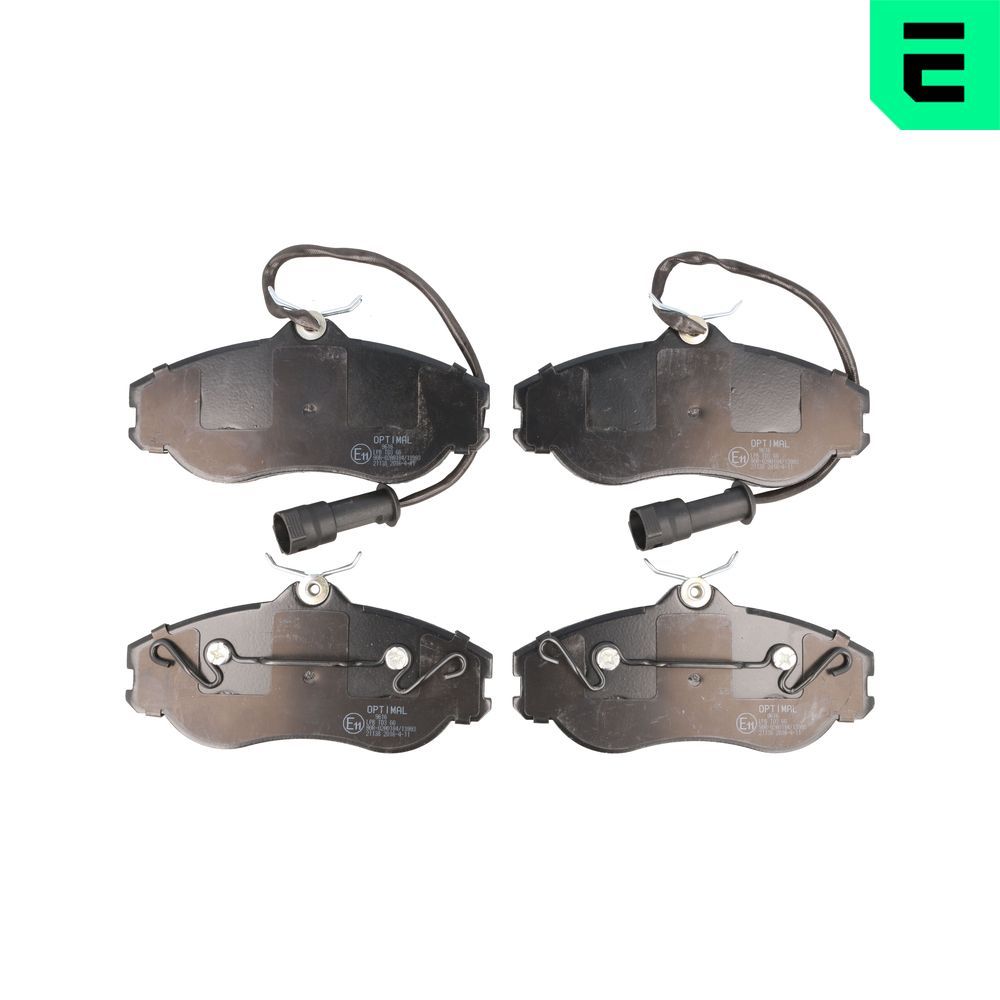 OPTIMAL BP-09616 - Bremsbelagsatz, Scheibenbremse