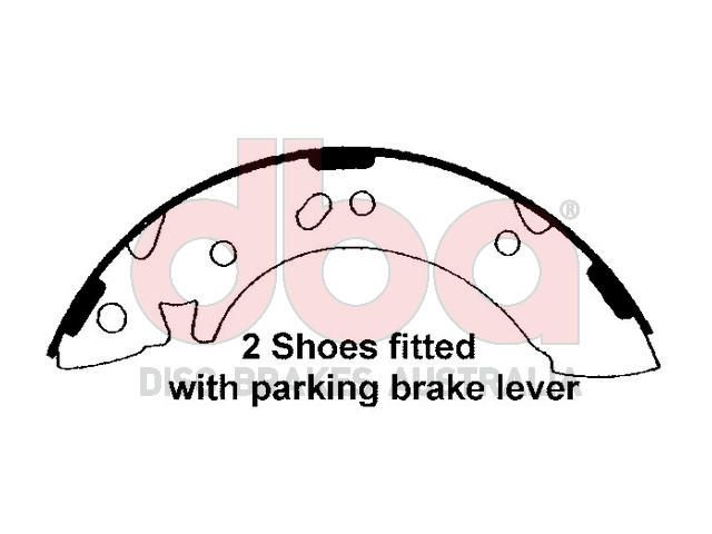 Street Series Brake Shoes [Hyundai Excel 180mm] - TecDoc Only