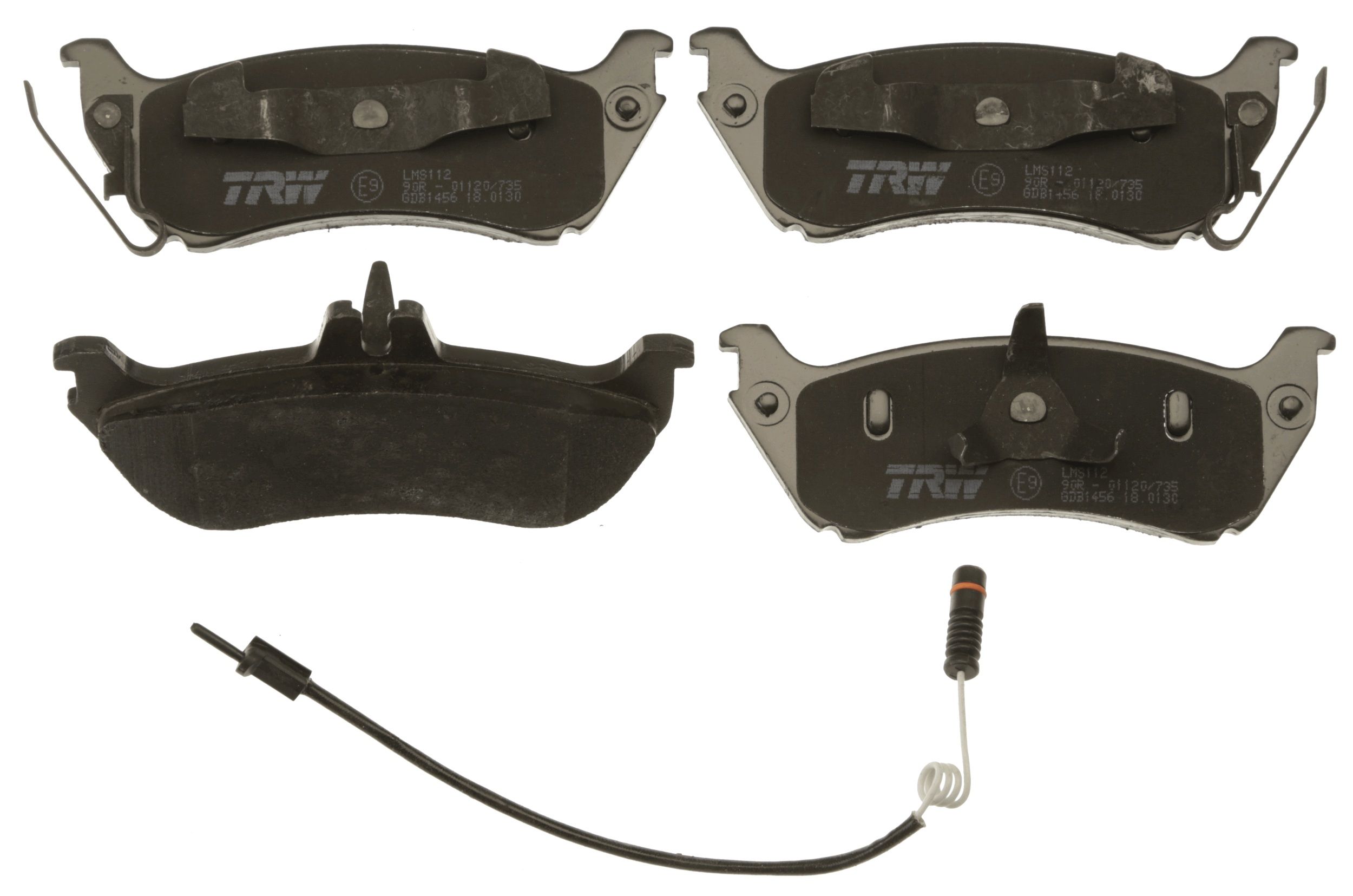 TRW DISC BRAKE PADS - TecDoc 2