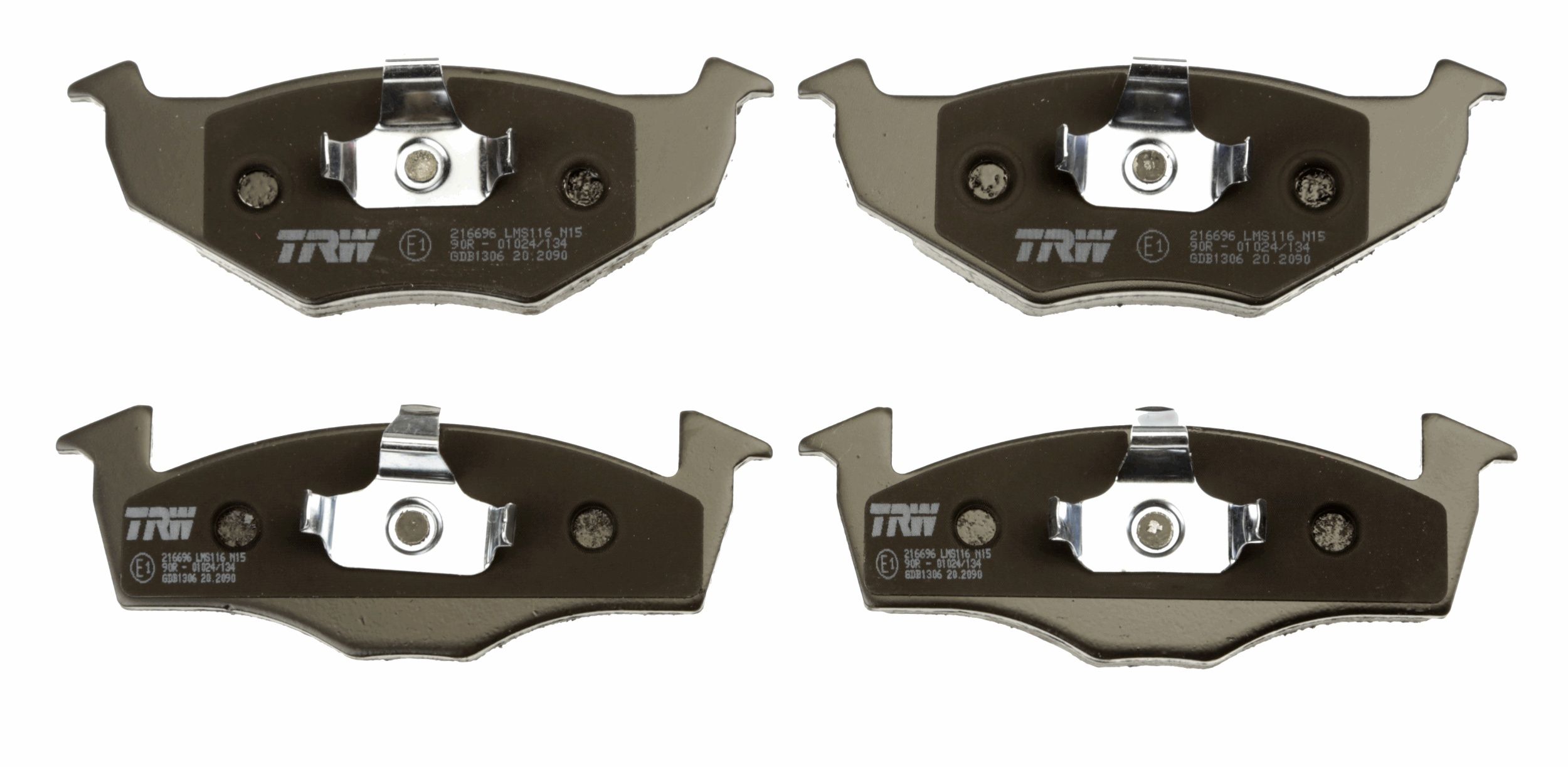 TRW DISC BRAKE PADS - TecDoc 2