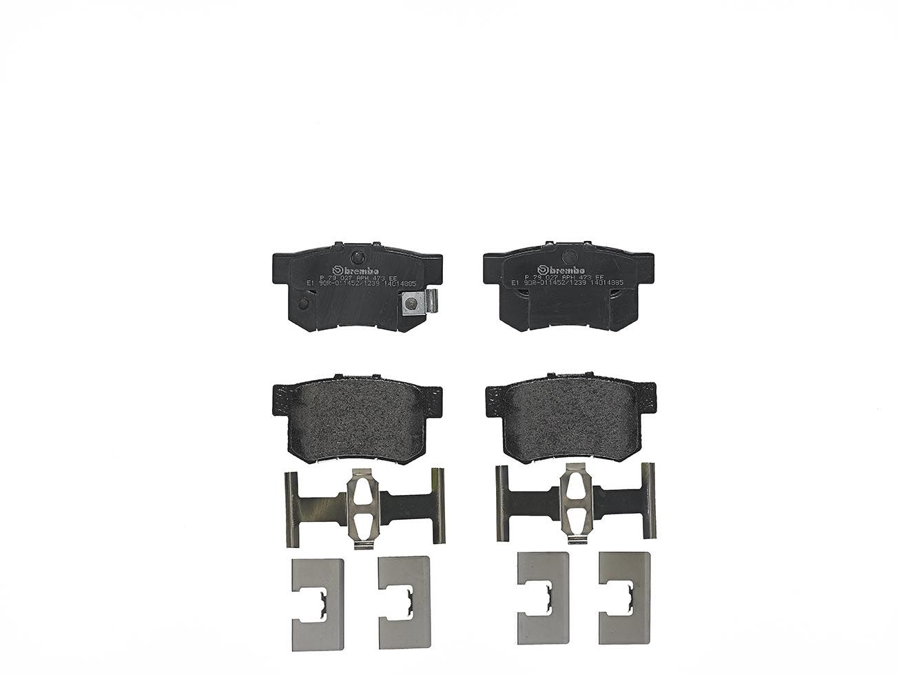 BREMBO P 79 027 - Bremsbelagsatz, Scheibenbremse PRIME LINE