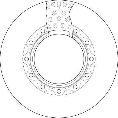 TRW BRAKE DISC - TecDoc 2