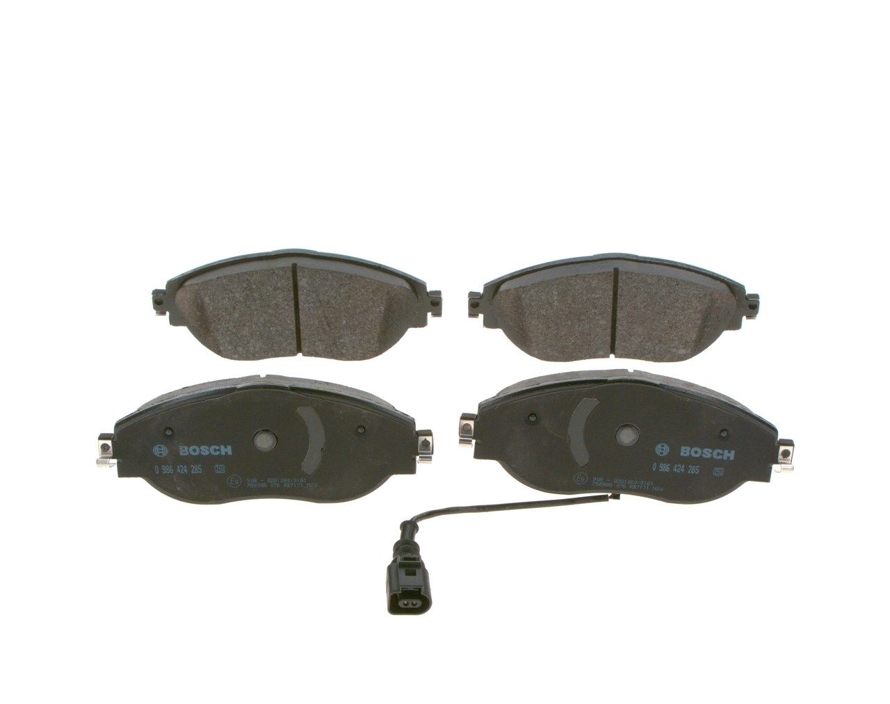 BOSCH 0 986 424 285 Brake Pad Set, disc brake