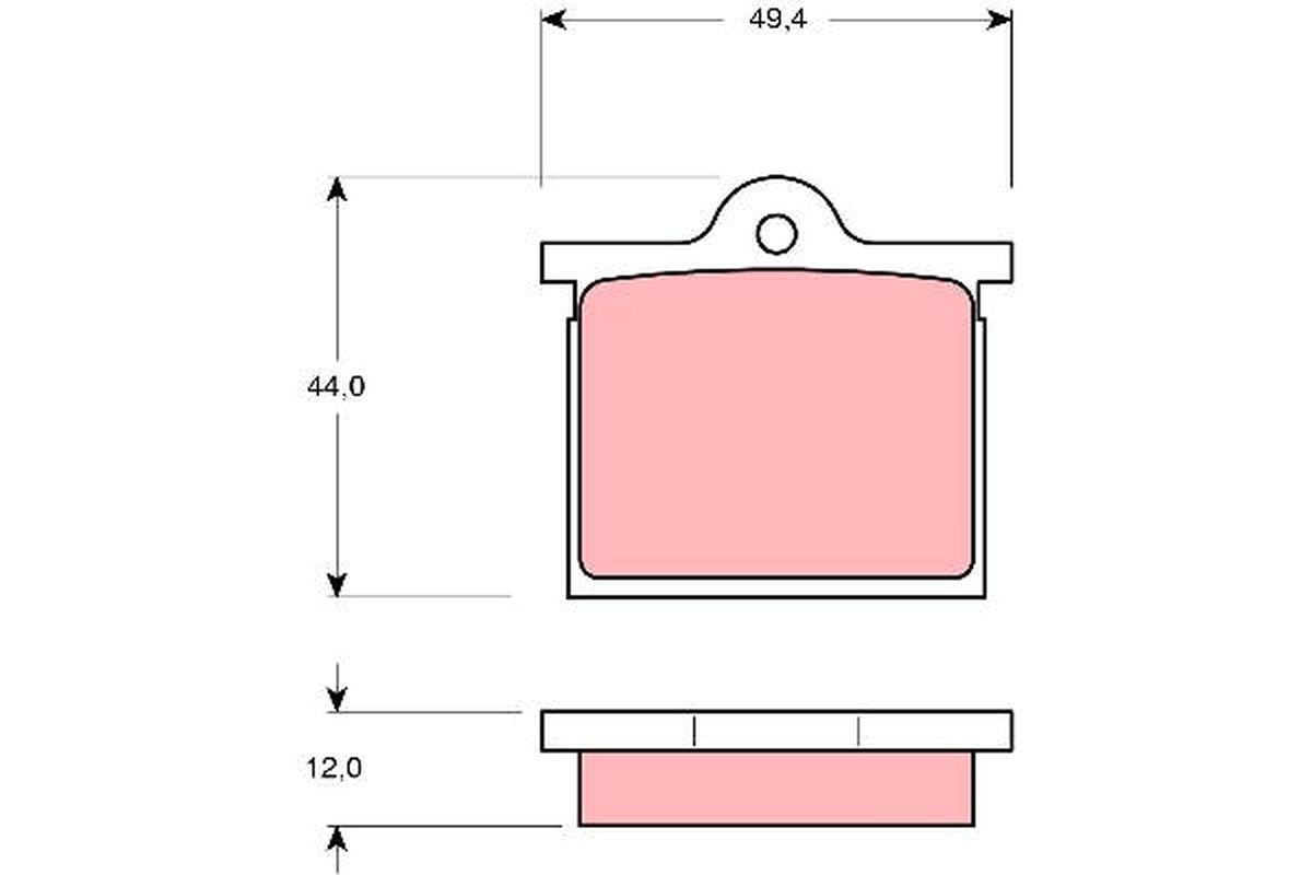 TRW DISC BRAKE PADS - TecDoc Only