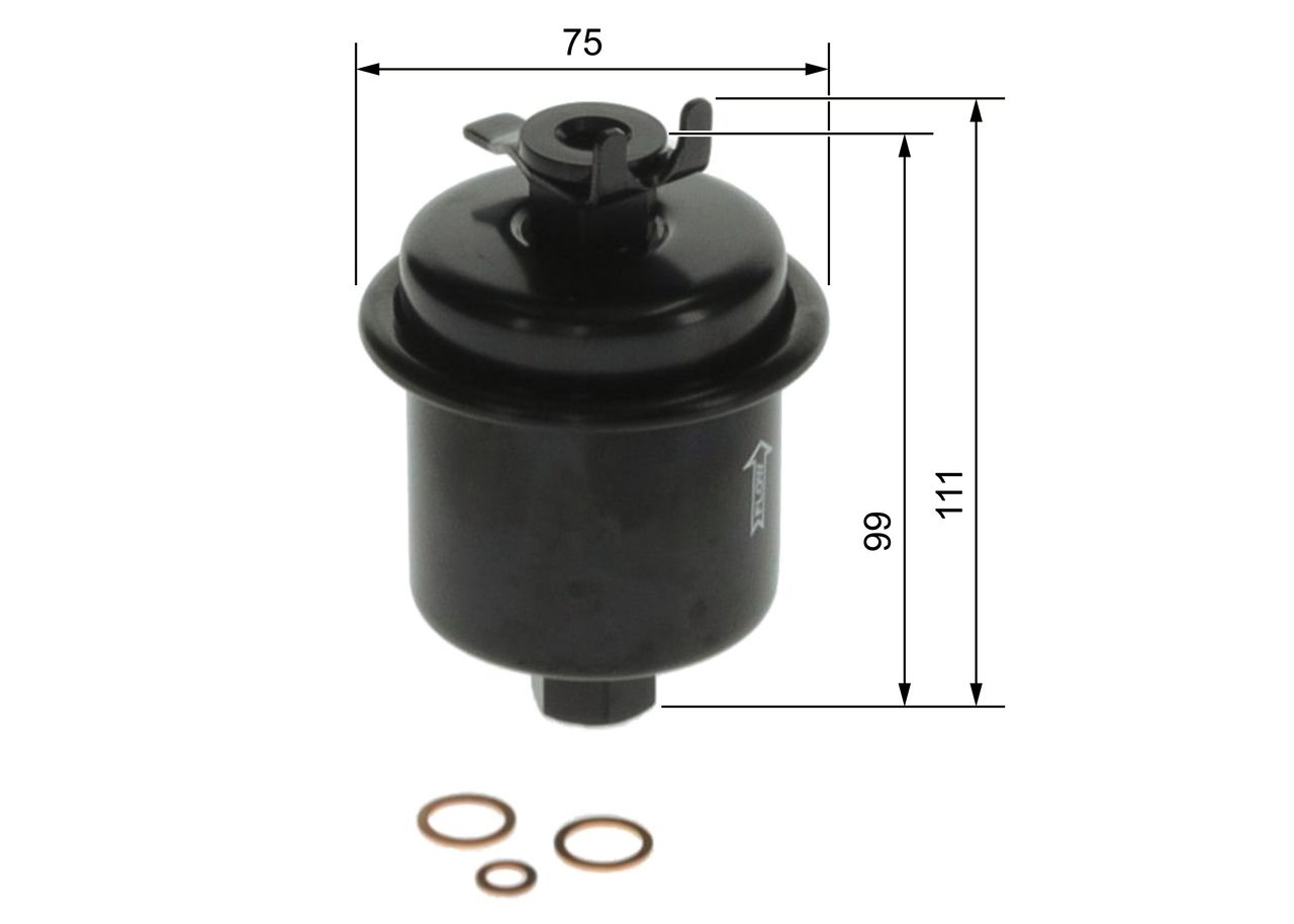 BOSCH 0 450 905 916 - Kraftstofffilter