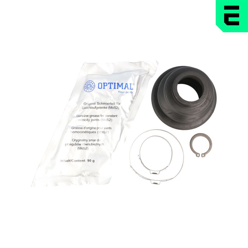 Faltenbalgsatz, Antriebswelle