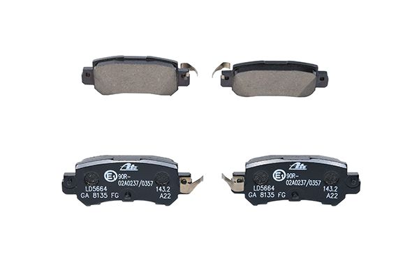 Brake Pad Set, disc brake 13.0470-5664.2