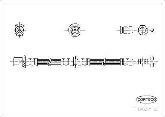 FLEXIBLE DE FREIN TOYOTA CELICA-  0705