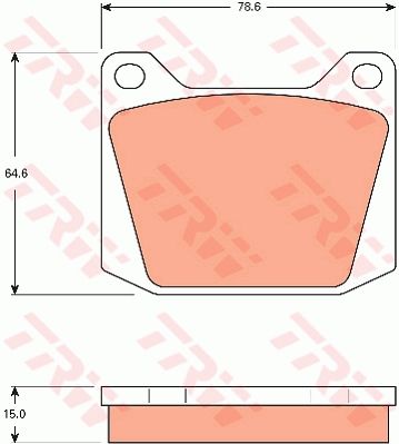 TRW DISC BRAKE PADS - TecDoc Only