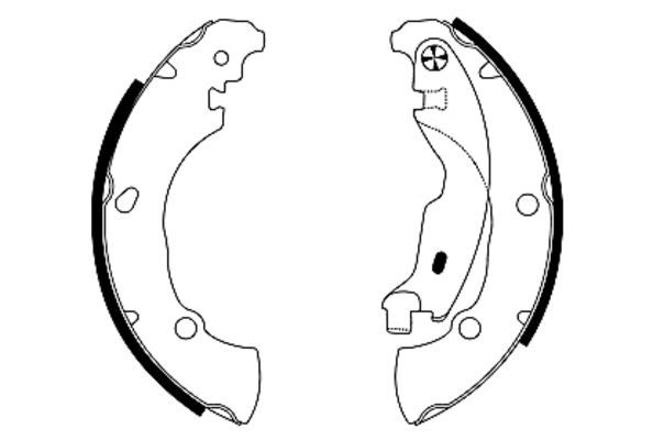 Brake Shoe Set 91053600