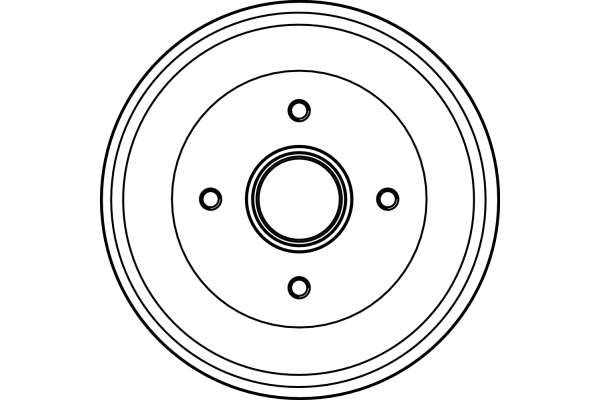 TRW BRAKE DRUM - TecDoc 2