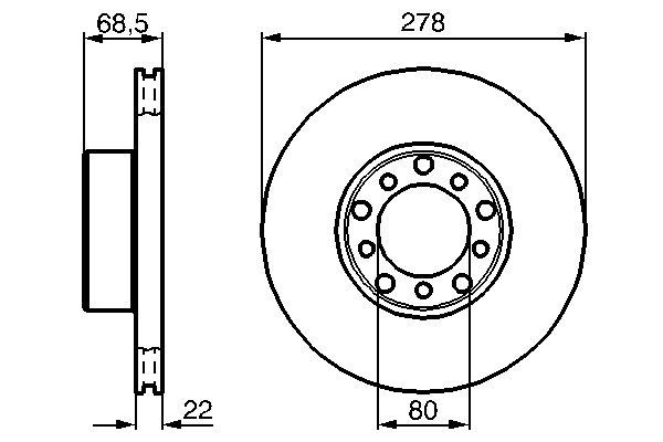 Brake Disc 0 986 478 061