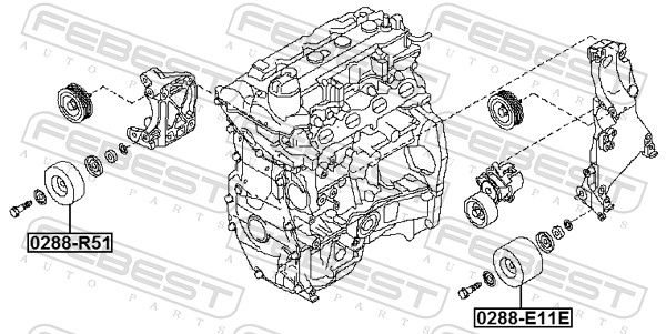 Umlenk-/Führungsrolle, Keilrippenriemen Umlenk-/Führungsrolle, Keilrippenriemen