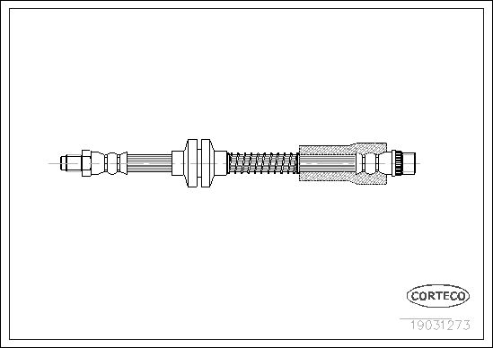 FLEXIBLE DE FREIN CITROEN-FIAT-L  0705