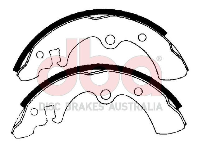 Street Series Brake Shoes [Nissan Pulsar/Stanza/Sunny 203.2mm] - TecDoc Only