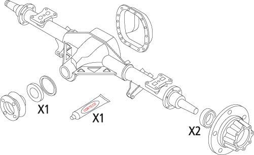 Dichtungssatz, Differential