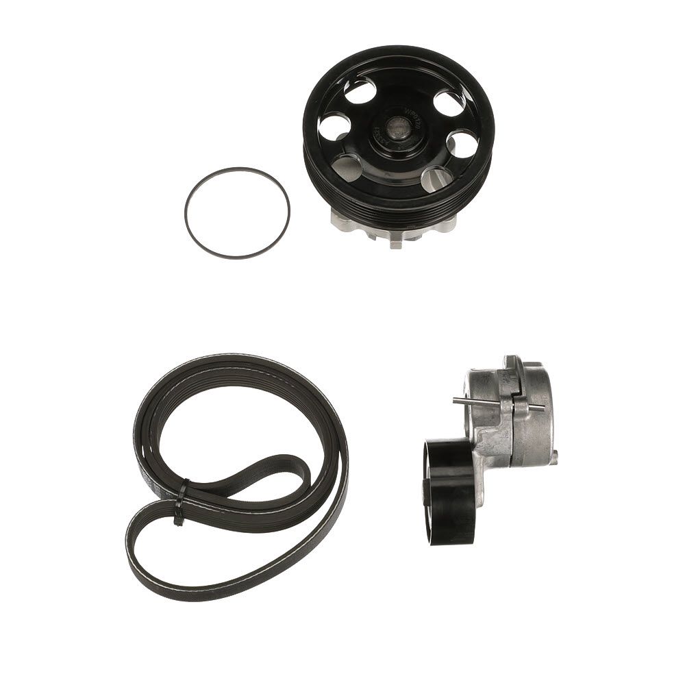 vandens siurblys + V formos rumbuotas diržas, komplektas