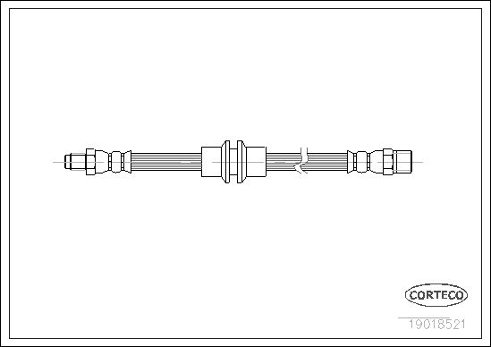 FLEXIBLE DE FREIN VOLVO  0705