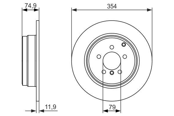 Brake Disc 0 986 479 612