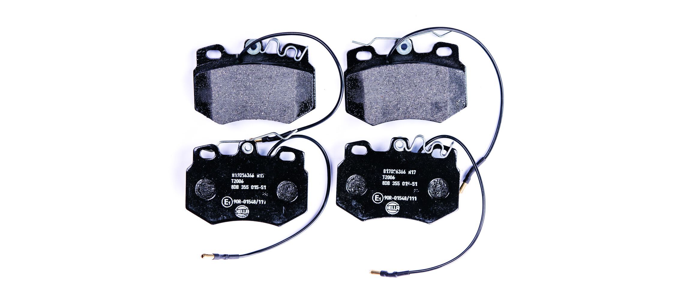 Bremsbelagsatz, Scheibenbremse