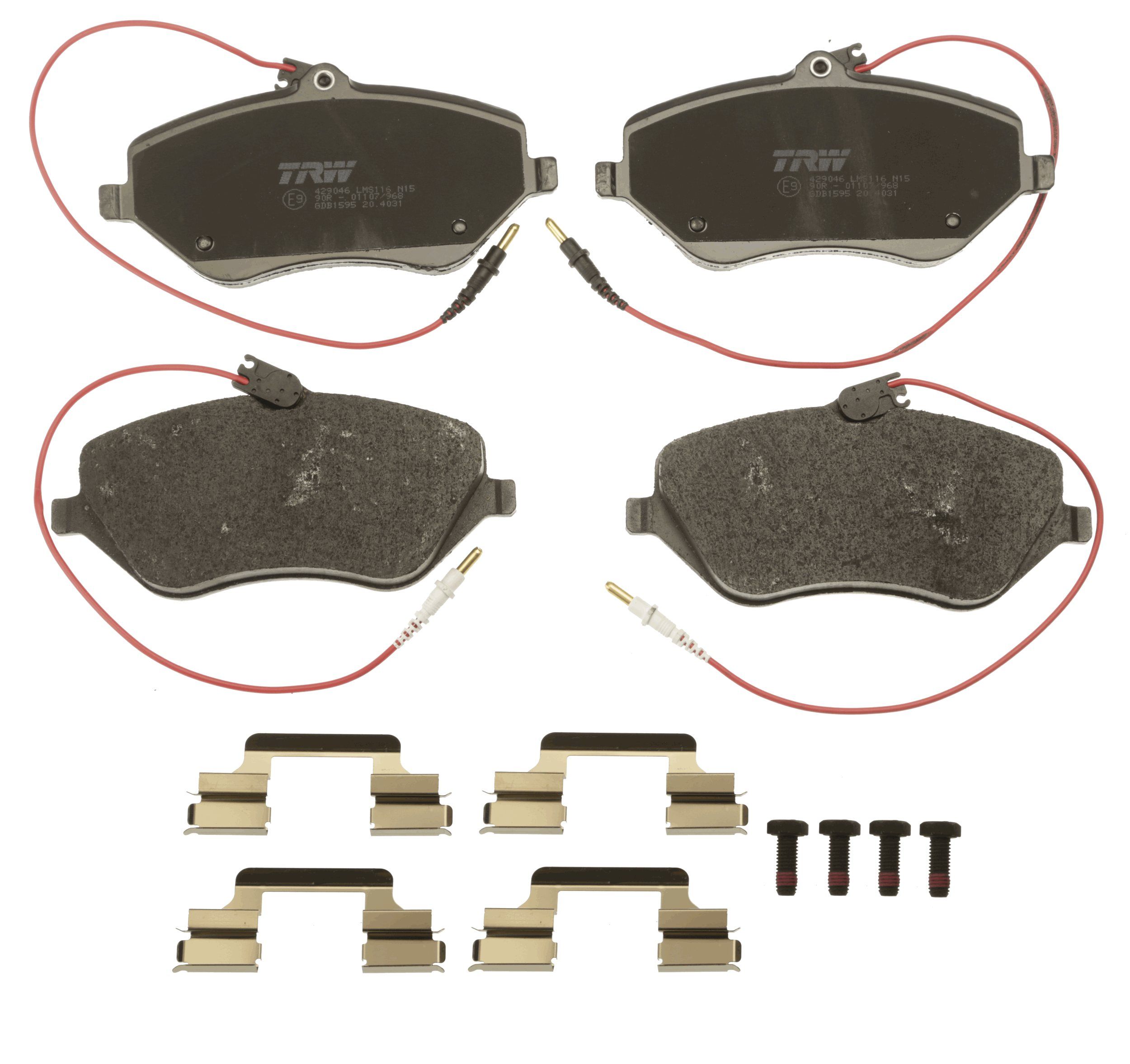 TRW DISC BRAKE PADS - TecDoc 2