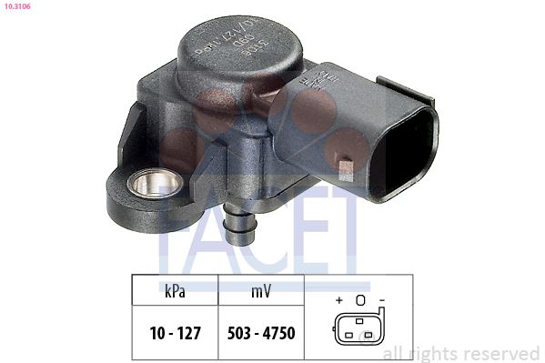 Air Pressure Sensor, altitude adaption 10.3106