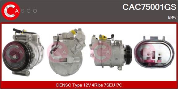 CAC75001GS CASCO Genuine kompresszor, klíma