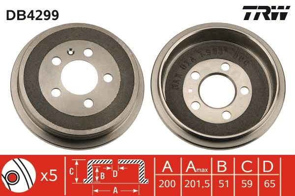 TAMBOUR DE FREIN  9900