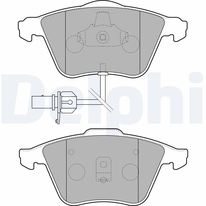 Brake Pad Set, disc brake LP1825