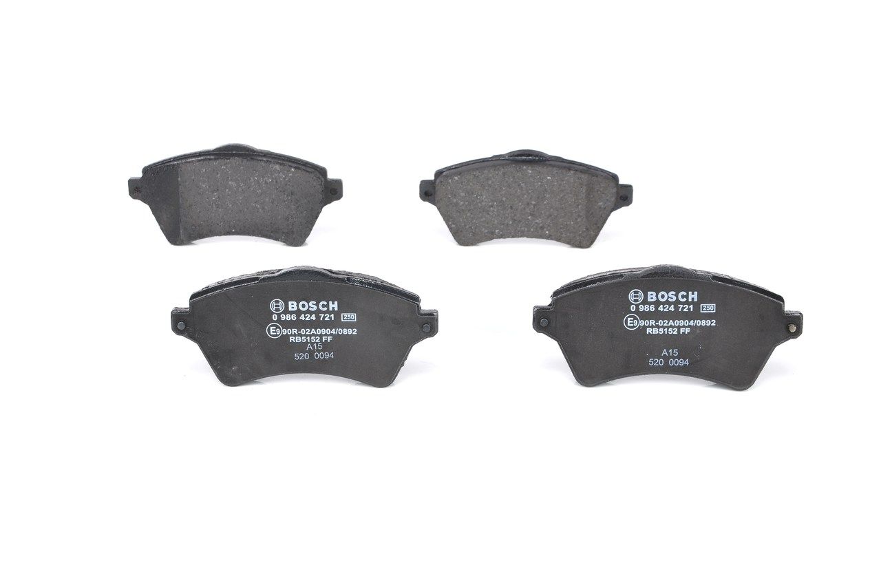 Brake Pad Set, disc brake 0 986 424 721