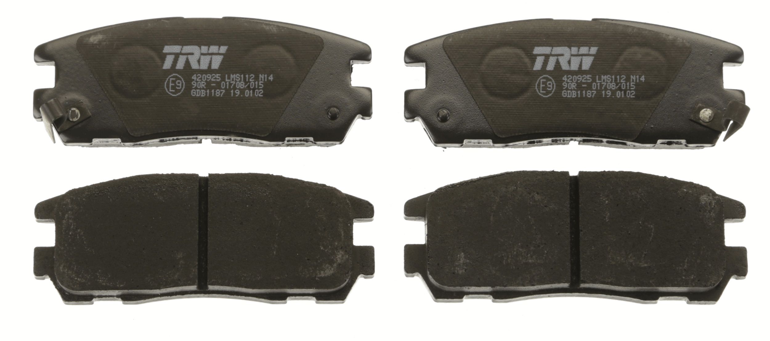 TRW DISC BRAKE PADS - TecDoc 2
