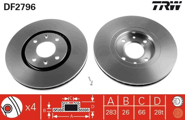 PAIRE DE DISQUES  9900