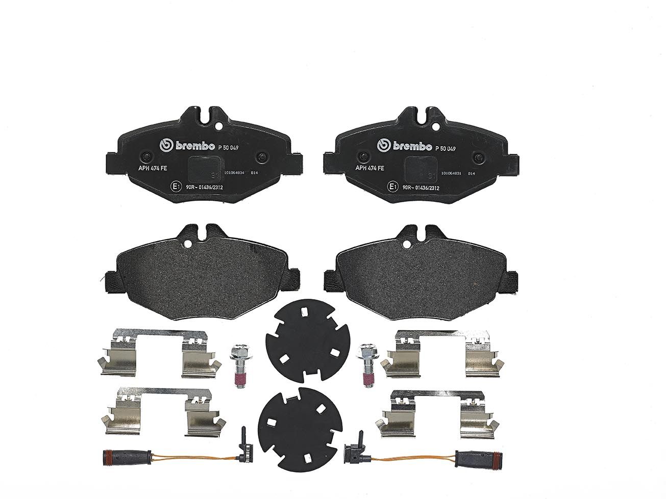 Brembo P 50 049 Bremsbelagsatz, Scheibenbremse