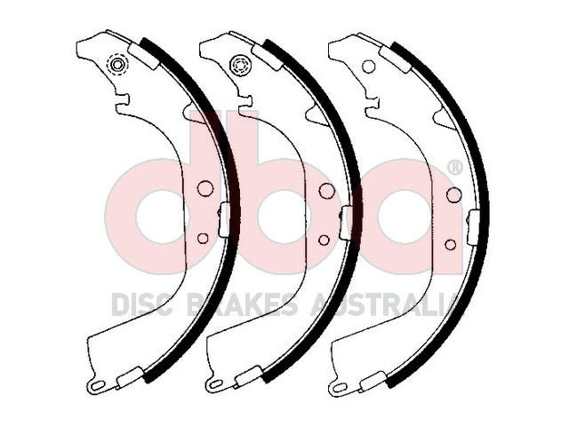 Street Series Brake Shoes [Toyota 4 Runner/Hi-Lux 295mm] - TecDoc Only