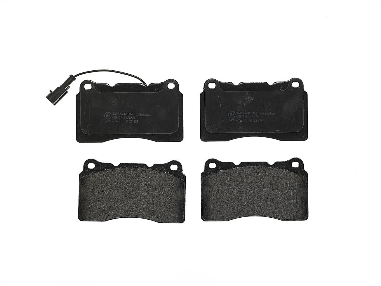 BREMBO P 23 115 - Bremsbelagsatz, Scheibenbremse PRIME LINE