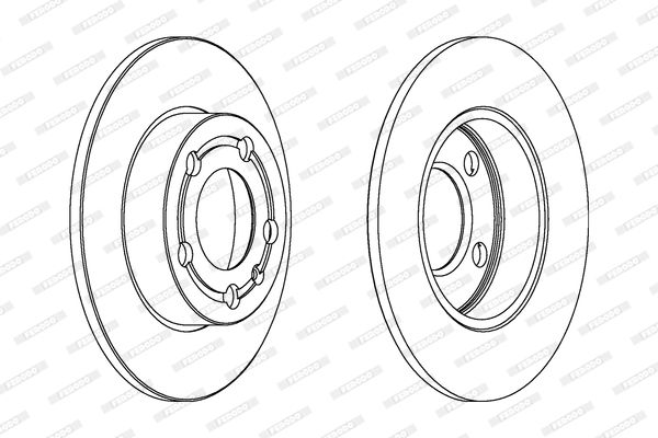 Brake Disc DDF1233C